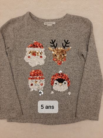 Pull de Noël 5 ans