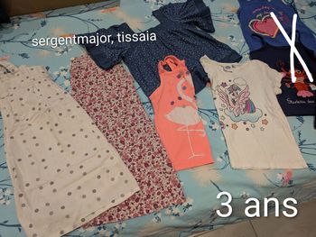 Lot 3 ans okaidi, kiabi