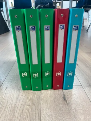 5 classeurs à 4 Oxford neufs
