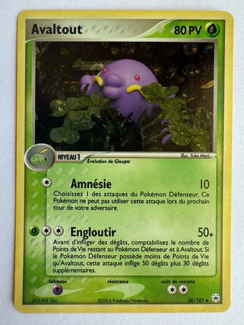 Carte Pokémon Avaltout Holo 50/101 Bloc EX : Légendes Oubliées FR