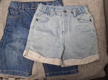 Lot de 2 short en jeans 18 mois garçon