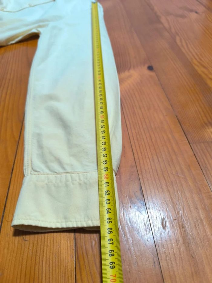 Chemise Ralph Lauren - Custom Fit - Logo brodé gris - Jaune - Taille XL - photo numéro 14