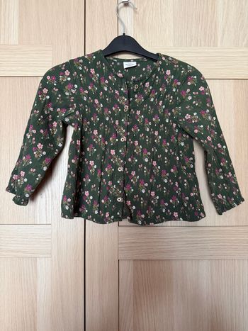 Blouse kaki fleurie Tape À L’œil t.4ans
