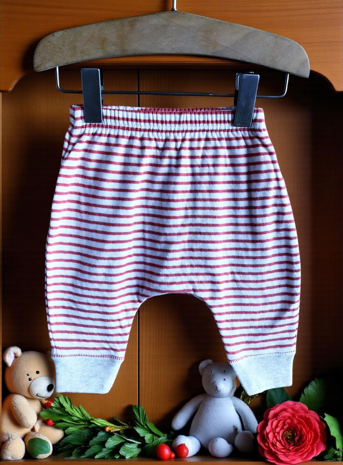 PETIT BATEAU - NEW - ENSEMBLE 3P BÉBÉ STYLE MARIN - VESTE, PANTALON & DOUDOU 3M - photo numéro 8