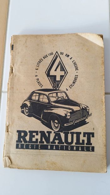 Renault Regie Nationale 4cv hors serie automobile 1948-49 science et vie