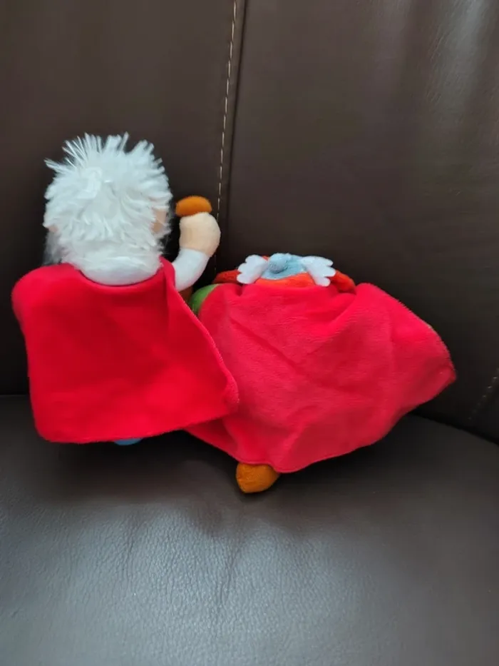 Petite peluche collection Astérix et Obélix le druide et le chef - photo numéro 2
