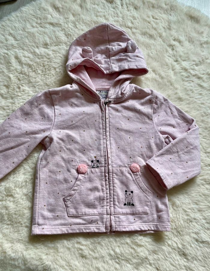 Gilet zippé kiabi 24 mois - 86 cm