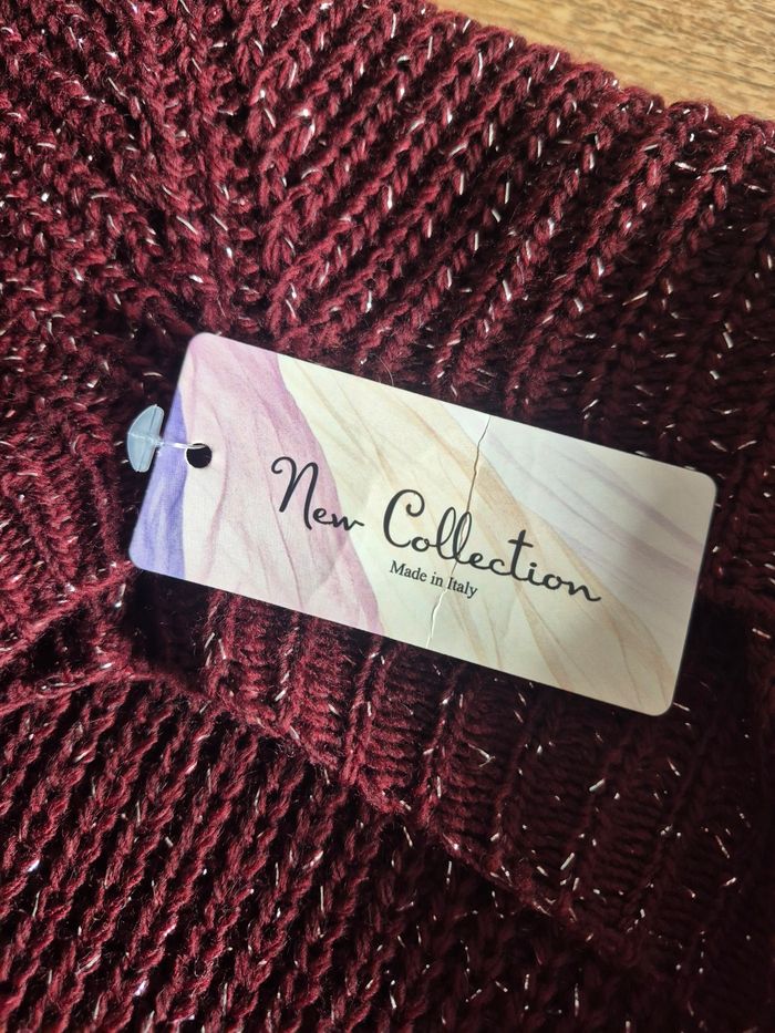 Pull Femme Bordeaux Taille Unique - photo numéro 3