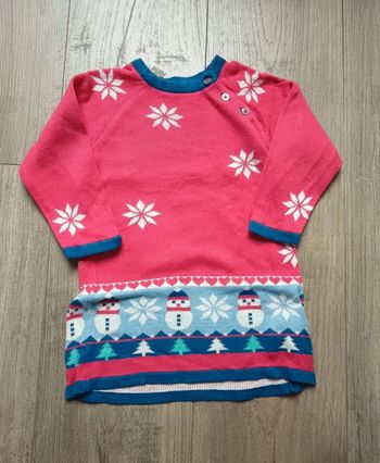 Robe pull bonhomme de neige 18 mois
