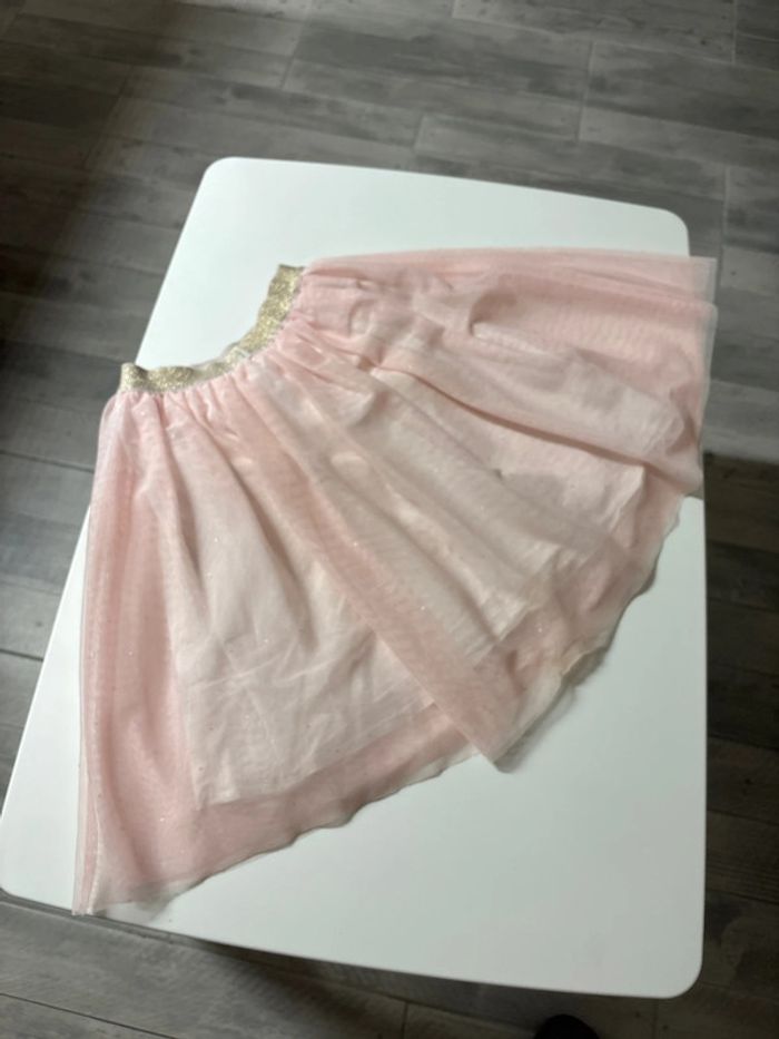 Jupe en tulle rose pailletée - photo numéro 5