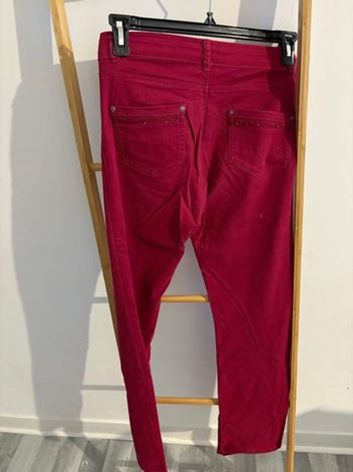 Jean Slim Bordeau / Framboise Armand Thiery (T. 36) - photo numéro 4