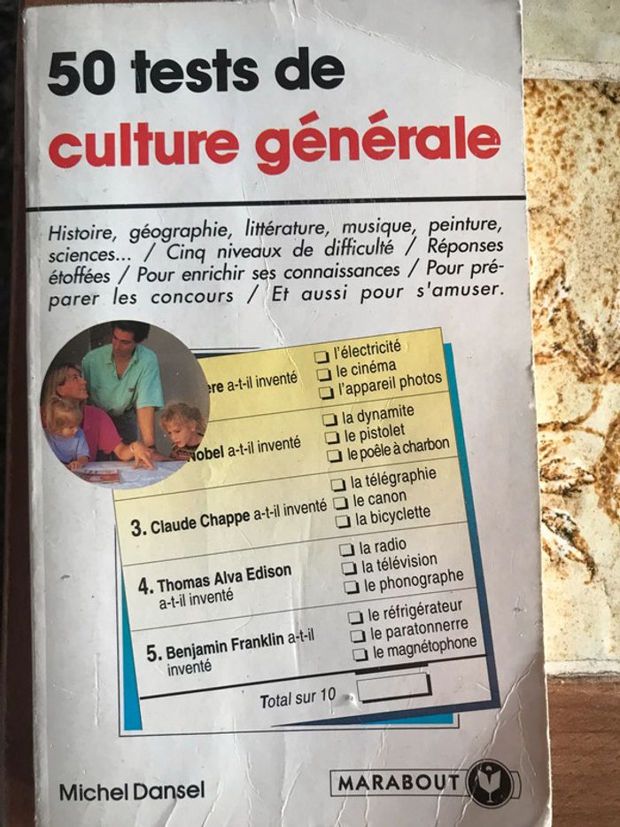 50 tests de culture générale