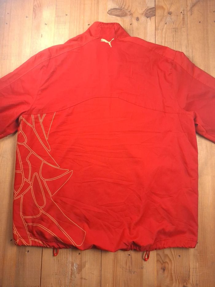 Veste coupe-vent Puma rouge vintage – Homme XL (678) - photo numéro 8