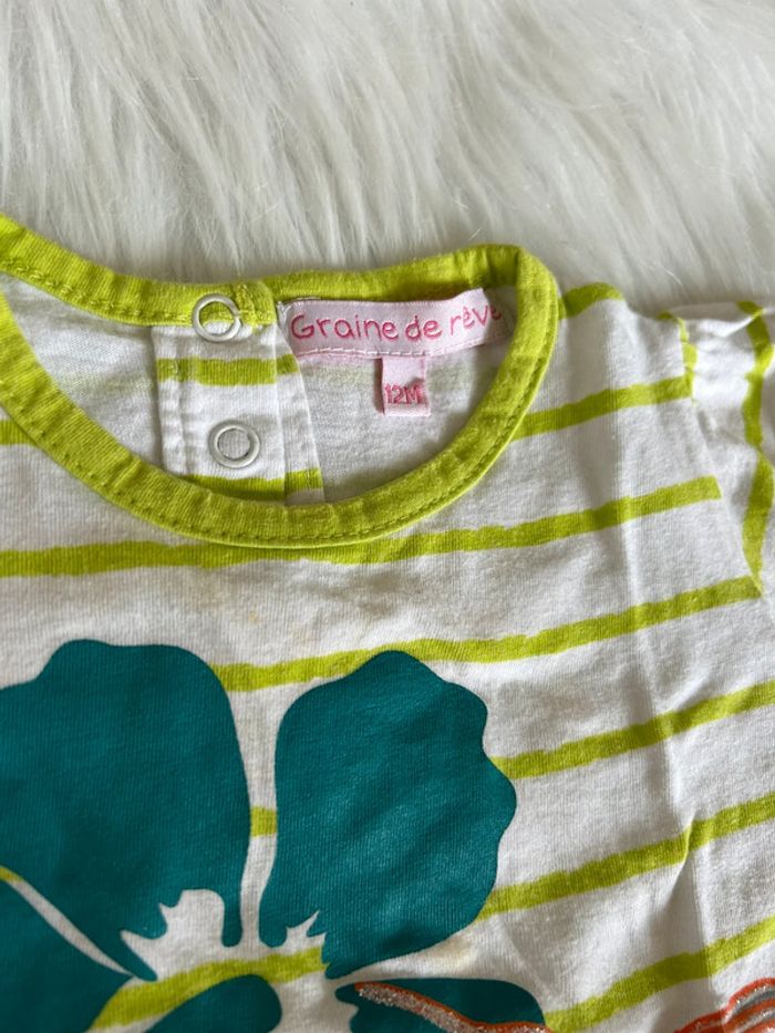 Tee shirt 🥰 graine de rêve taille 12 mois - photo numéro 2