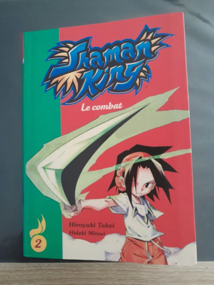 livre bibliothèque verte - Shaman king tome 2