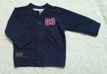 Tape a l'oeil gilet bleu marine tao