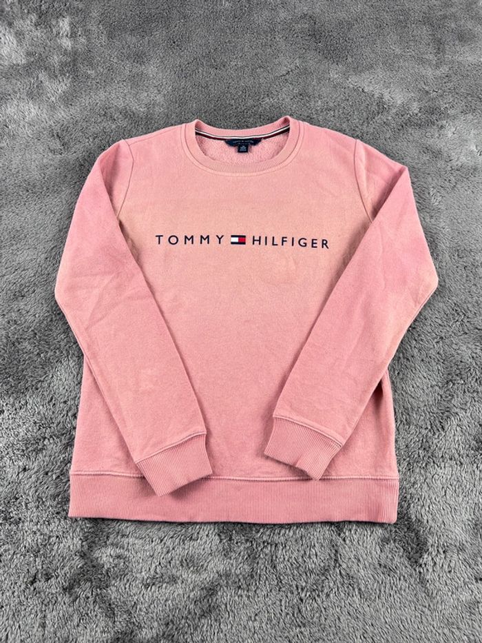 Pull rose orangé Tommy Hilfiger Taille XS