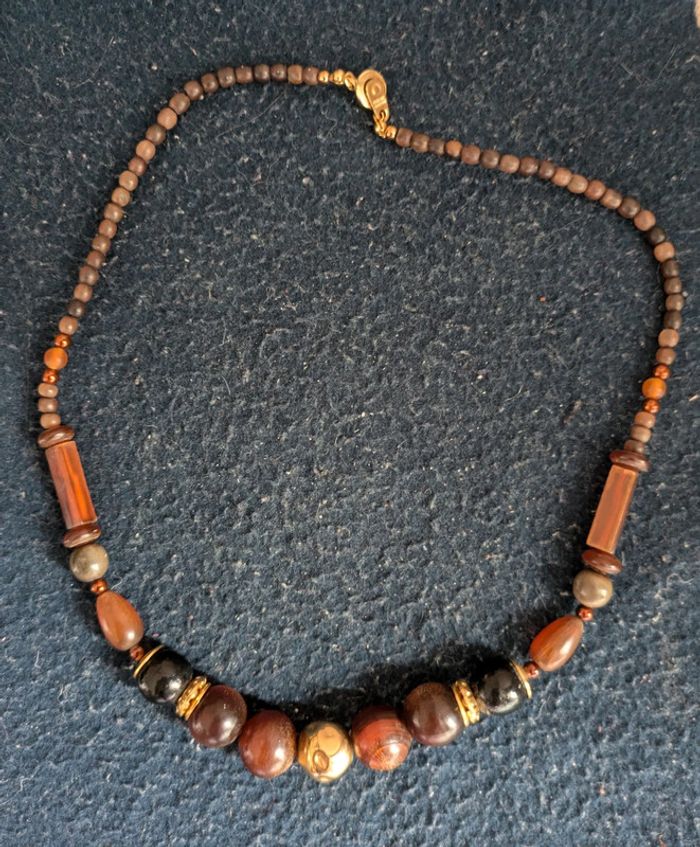 Collier a perles style ethnique - photo numéro 2