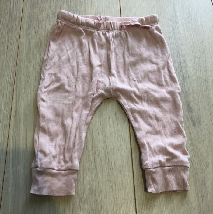 Pantalon rose pale 2-4 mois H&M