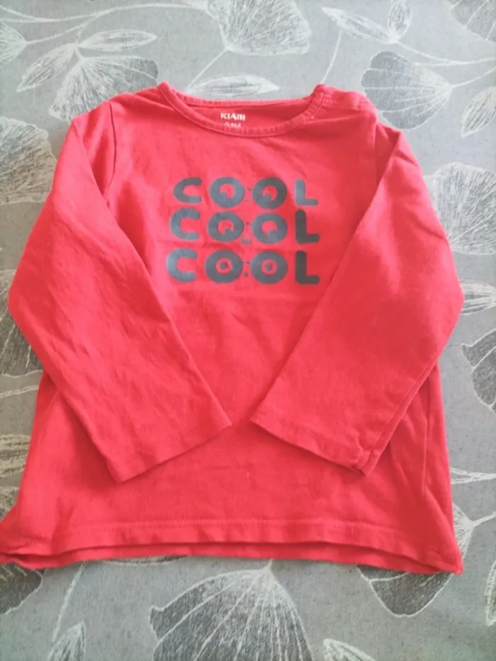 Lot 4 t-shirt manches longues Kiabi 24 mois - photo numéro 4