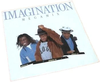 Vinyle 45 tours  Imagination  Mégamix  (1989) RCA  PT42932	 