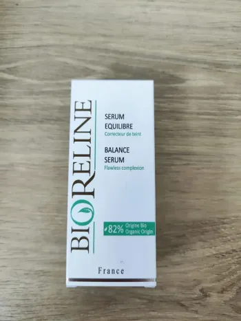 Bioreline serum equilibre correcteur de teint 30 ml à utiliser  6 mois après ouverture valeur 43€