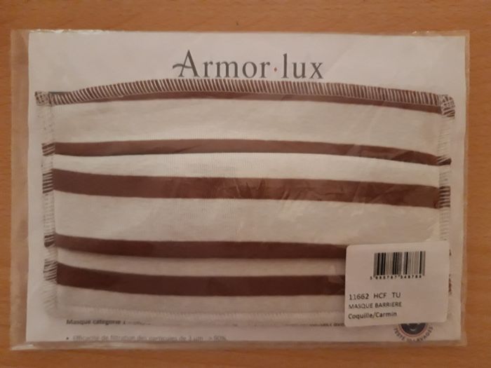 Lot 2 masques "Armor Lux" - photo numéro 4