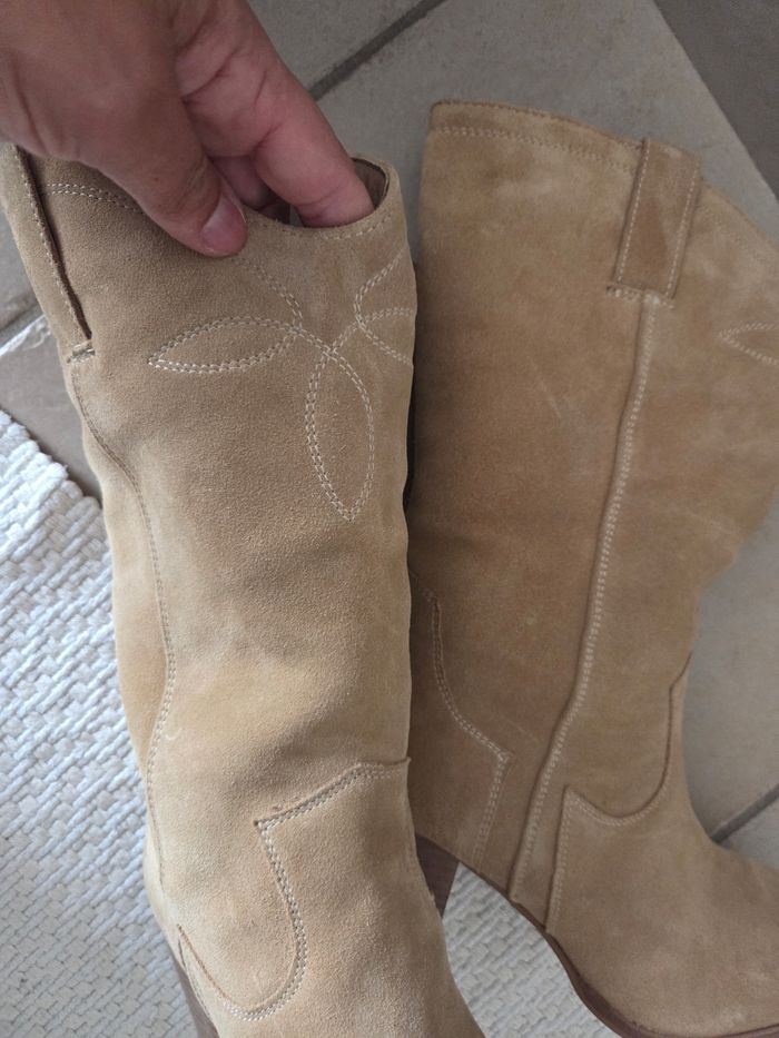 Bottes femme neuve daim promod - photo numéro 5