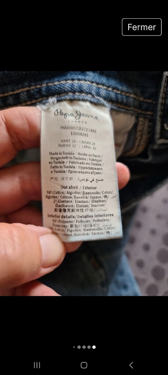 Jean taille W28L32 (M) - photo numéro 7