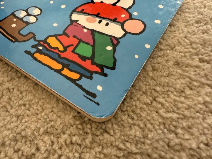 Livre en dur Petit lapin blanc à la neige 🌻 - photo numéro 4