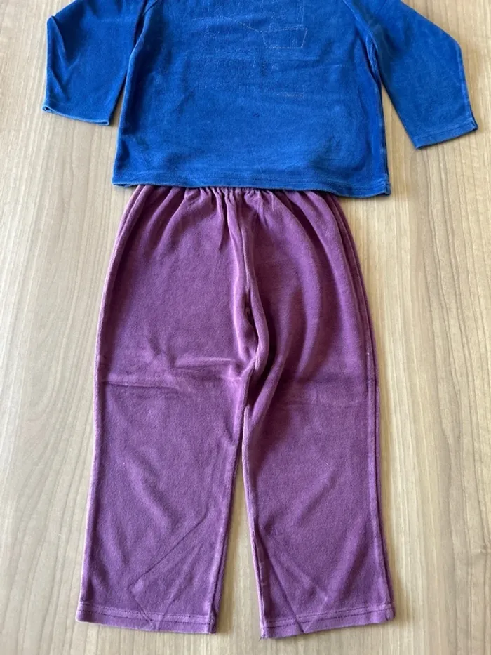 Pyjama velour DPAM 5 ans - photo numéro 2