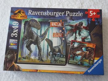 Lot de 3 Puzzles Jurassic World Ravensburger pour enfants (5 ans +)