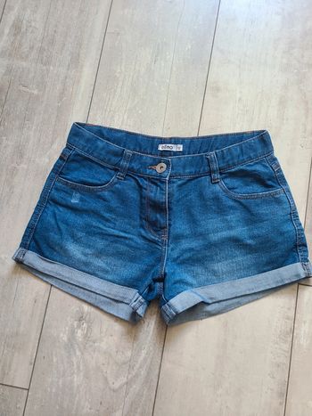 Short en jeans fille