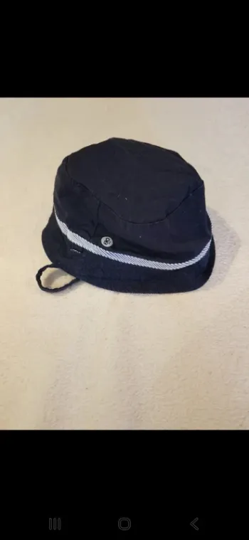 Bob réversible Obaïbi Bleu / Rayé