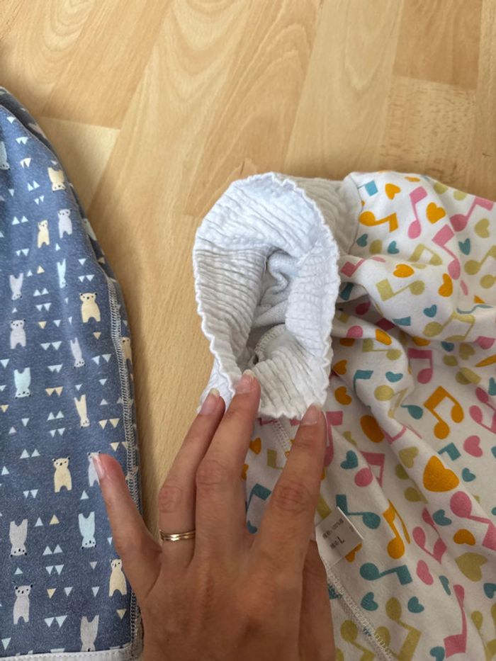 Jupe apprentissage de la propriété la nuit avec bouton et alèse intégré pour draps sec - photo numéro 5