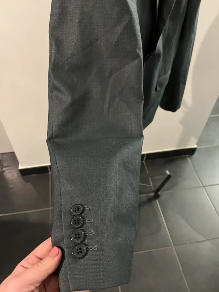 Veste de costume grise Célio Slim Taille 46 - photo numéro 2