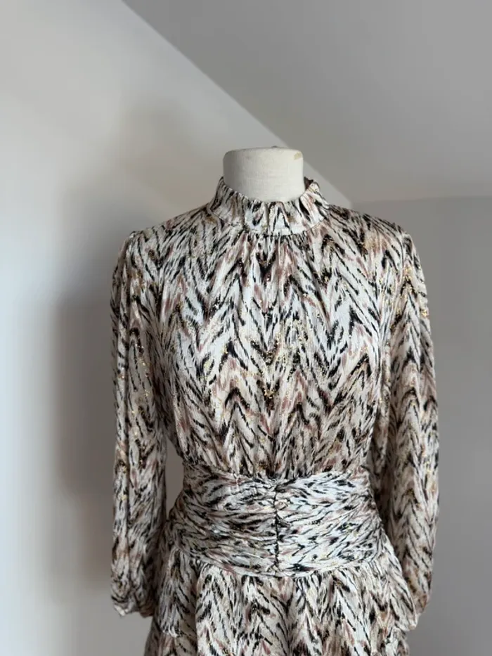 Superbe robe chic neuve Flamant rose 🌸 L 40 - photo numéro 3