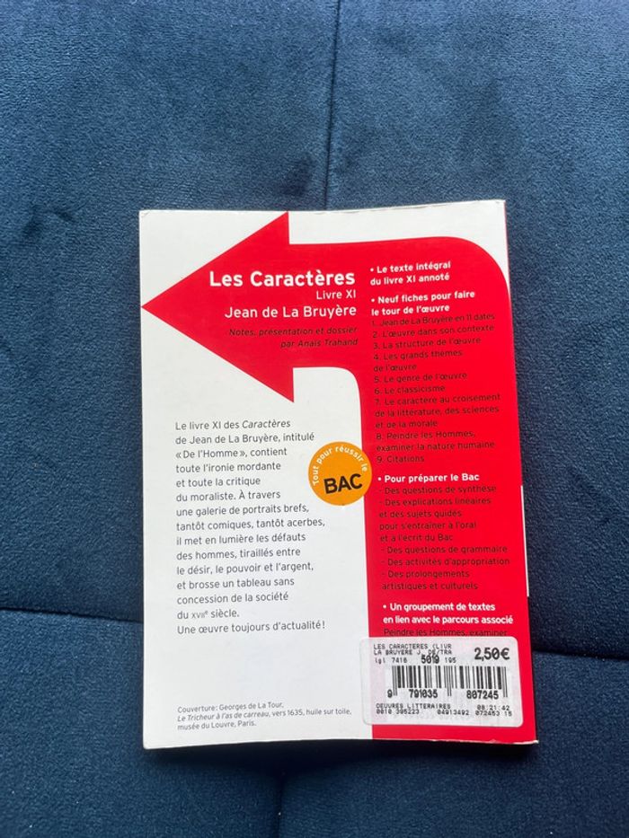 livre les caractères - photo numéro 2