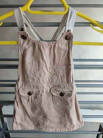 Robe en jean rose