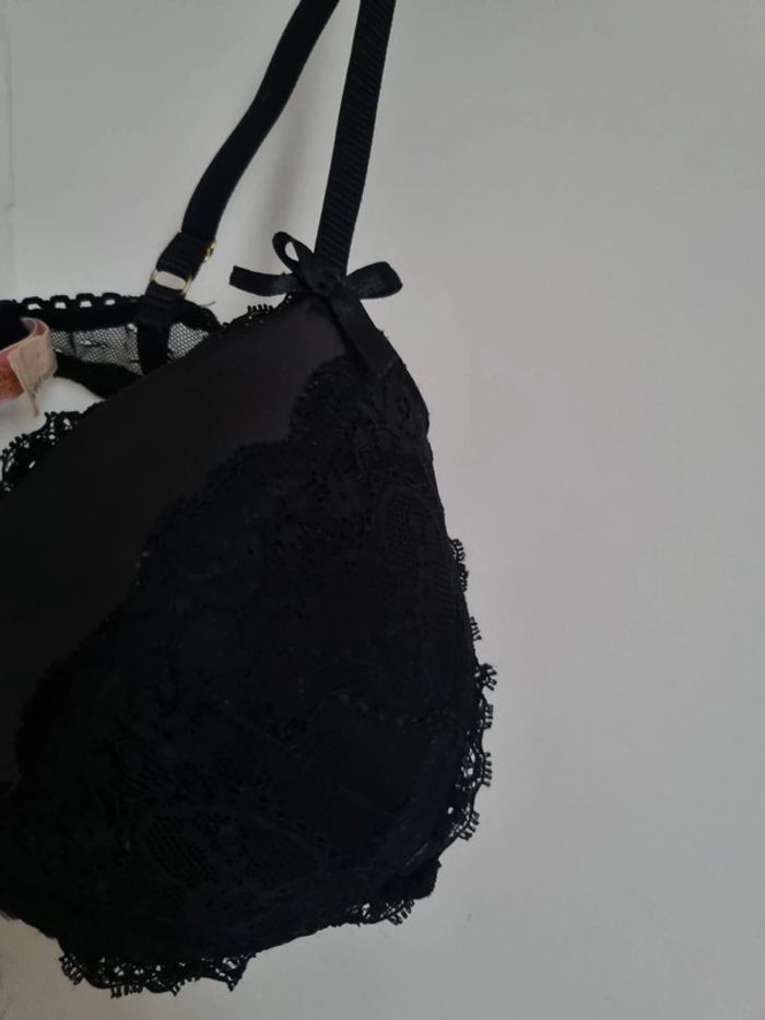 Soutien gorge noir dentelle 85B soleil sucré - photo numéro 2