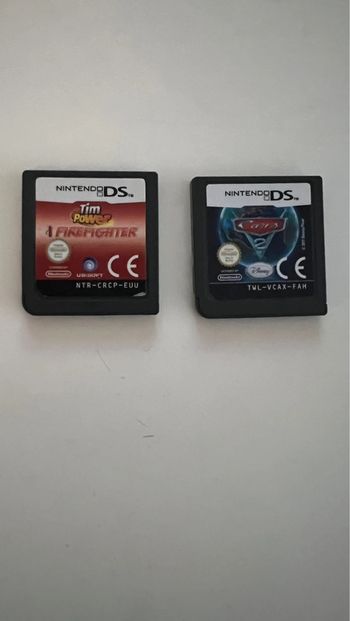 Lot de 2 jeux Nintendo DS cars 2 et firefigter en parfait état de fonctionnement sans boîtes