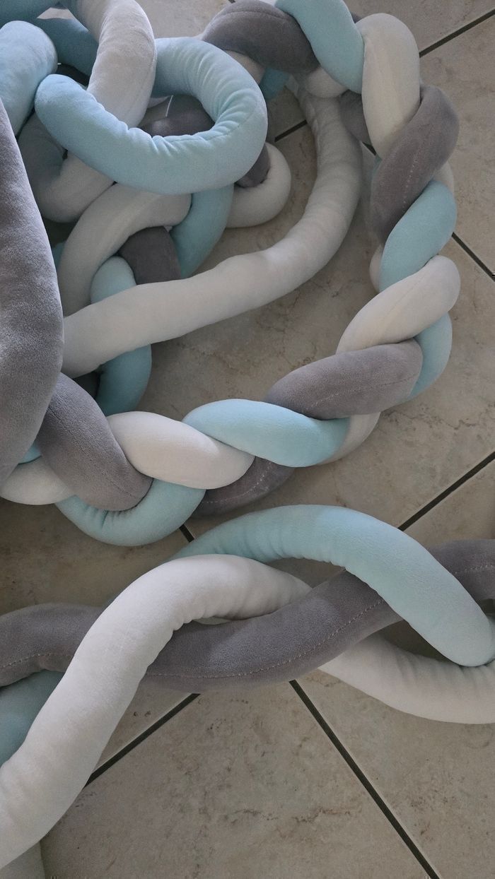 😍🥰🤩⚘️superbe Lot : DEUX TRESSES DE LIT  :4 M  et 2 M (indissociable)!!!😍🤩🥰 - photo numéro 8