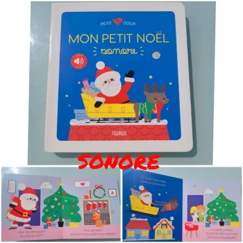 Livre sonore collection Petit Doux 🎅 Mon Petit Noël sonore 🎄