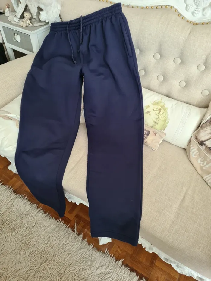 Pantalon de sport ou pas bleu marine Tissaia Taille L Neuf