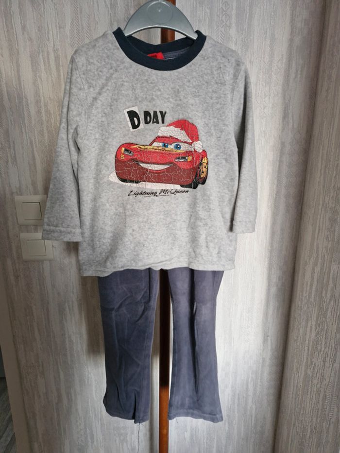 Ensemble pyjama 2 pièces enfant garçon 4 ans Cars Disney Coton Polyester
