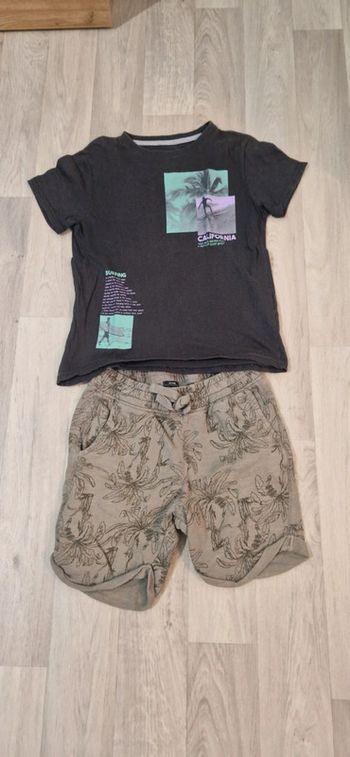 T-shirt et short Kiabi - 10 ans