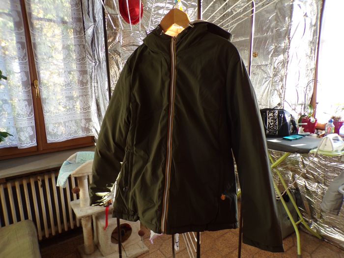 Doudoune réversible beige kaki T42 neuve - photo numéro 3