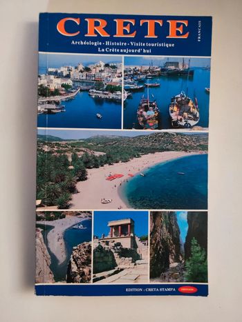 Livre guide tourisme Crête/ complet