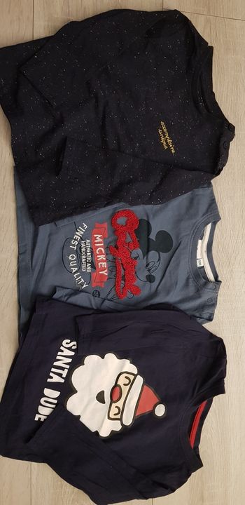 Lot de 3 t-shirt manche longue 18 mois