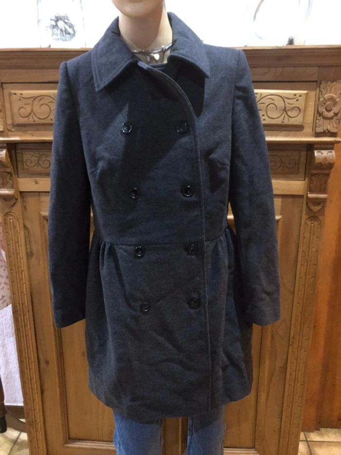 Manteau en laine gris Naf naf - n e u f